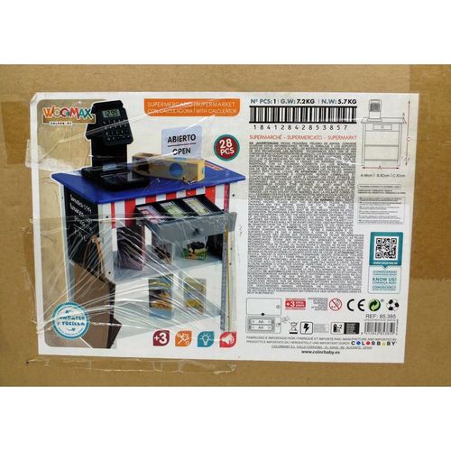 Supermarket z zabawkami Woomax 28 Części 48 x 70 x 30 cm na Arena.pl