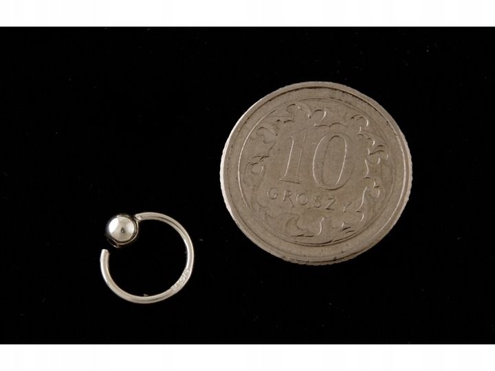 Kolczyk ze srebra na chrząstke ucha kn135 zdjęcie 2