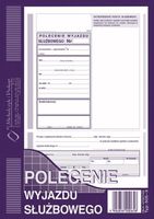 DRUK POLECENIE WYJAZDU SŁUŻBOWEGO 505-3 5906858000658