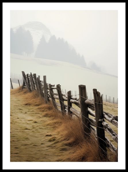 Plakat 42x59,4cm Spowity Mgłą zdjęcie 3