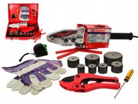 ZGRZEWARKA DO ZGRZEWANIA RUR PCV PP 2700W POLIFUZYJNA +16mm MATRYCA 16-63mm