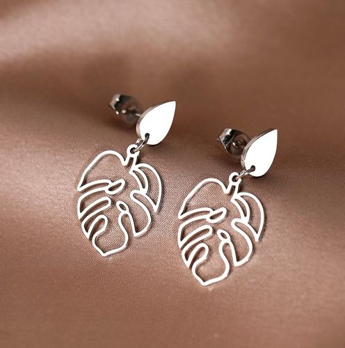 Posrebrzane 18K Kolczyki Srebrne Ze Stali Chirurgicznej 316L na Arena.pl