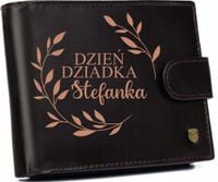 Portfel męski skórzany GRAWER prezent dla dziaka twój tekst + imię