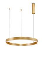 Nowoczesna lampa wisząca Jaca nad łóżko LED 40W złota