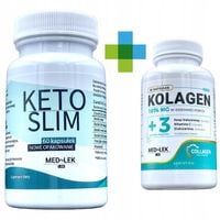 KETO SLIM - 60 Kapsułek + KOLAGEN - 90 kapsułek - GRATIS