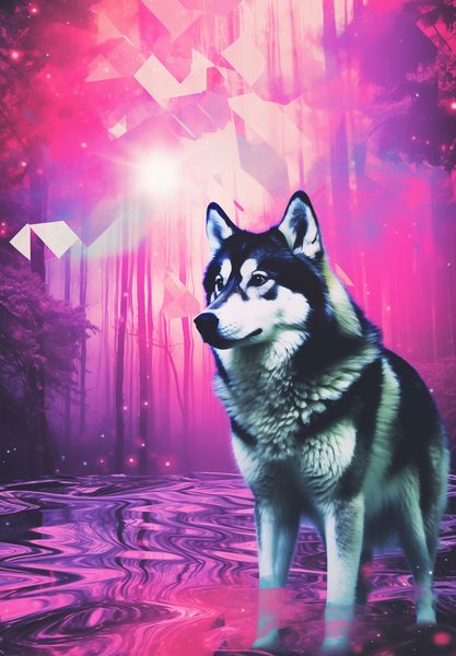 Plakat 68x98cm Wilczy Duch zdjęcie 1