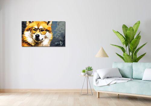 Obraz 90x50cm Intelektualny Psiak na Arena.pl