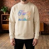 Bluza crewneck kremowa z Twoim nadrukiem S