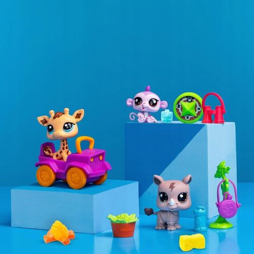 Zestaw figurek Basic Fun Littlest Pet Shop Safari Set 3 szt. na Arena.pl