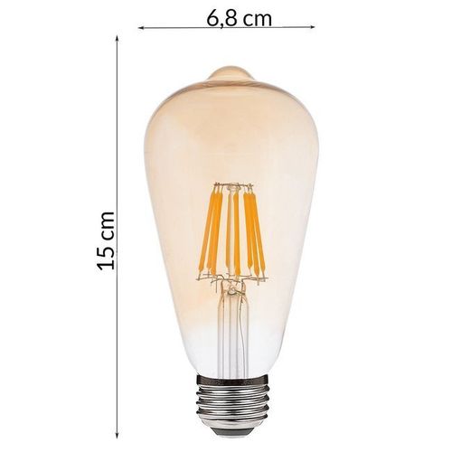 Żarówka led filamentowa e27 8w 720lm ciepły na Arena.pl