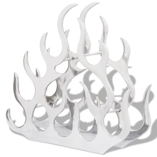 Aluminiowy stojak na 11 butelek wina, kolor srebrny na Arena.pl