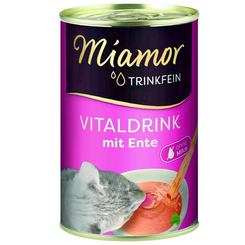 Miamor Vitaldrink mit Ente - kaczka zupka dla kotów 135ml na Arena.pl