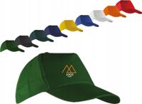 Czapka z daszkiem 5 panelowa TWÓJ HAFT LOGO NAPIS firmowa reklamowa 10 szt