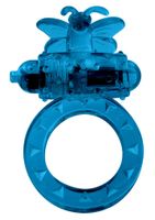 Wibrujący Pierścień Na Penisa Flutter Ring Blue