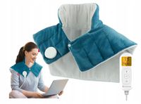 Grzewcza Poduszka Elektryczna Pilot Obciążeniowa Na Ramiona Kark 9 Poziomów