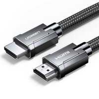kabel przewód hdmi 2.1 8k 4k 3d 48gbps hdr vrr qms allm earc qft 2m szary