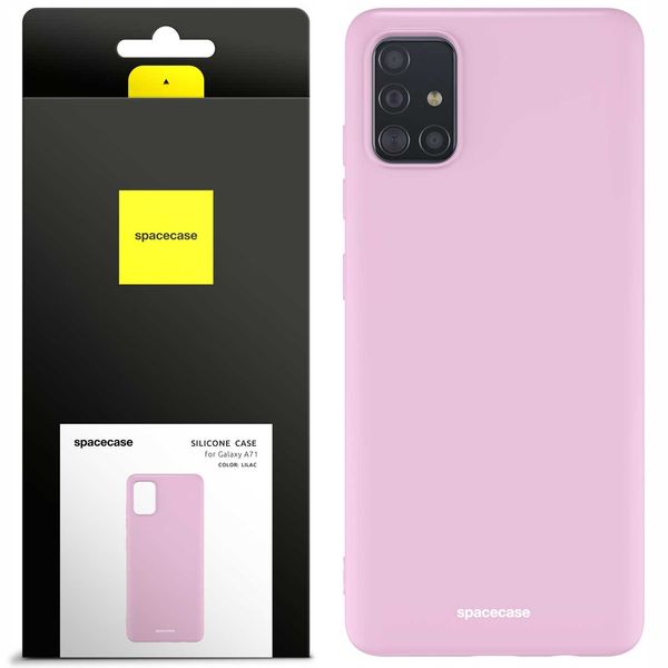 Spacecase Silicone Case Galaxy A71 Lilac zdjęcie 1