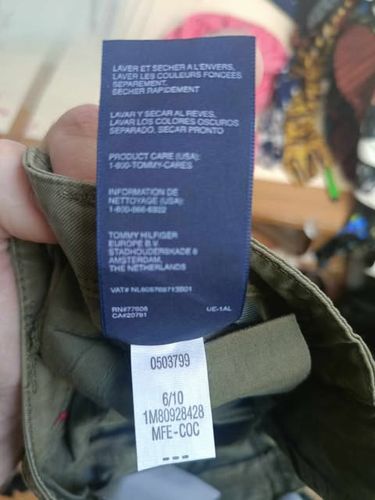 Tommy Hilfiger Spodnie Męskie Wygodne Stylowe Zielone Rozmiar 34 na Arena.pl