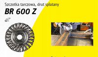 2X KLINGSPOR SZCZOTKA TARCZOWA 115mm M14 BR600Z DRUT