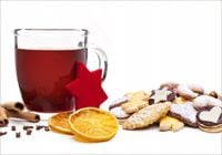 Fototapeta do kuchni filiżanka owoce 130x80 FLIZ