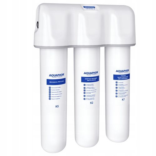 Aquaphor FILTR WODY PITNEJ pod zlew KRYSZTAŁ A na chlor rdzę i MĘTNĄ WODĘ na Arena.pl
