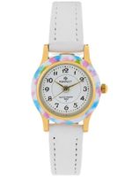 ZEGAREK KOMUNIJNY DZIECIĘCY PERFECT LP195-06 - biały/złoty + BOX