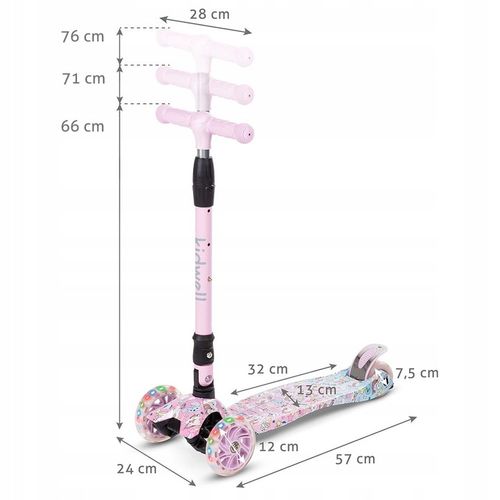 Hulajnoga trójkołowa Kidwell Vento unique na Arena.pl