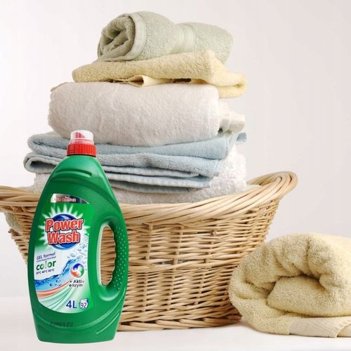 NIEMIECKI ŻEL DO PRANIA POWER WASH KOLOR 4l 92 PRAŃ COLOR KOLOR TKANIN na Arena.pl