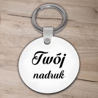 Brelok okrągły z MDF-u z Twoim zdjęciem