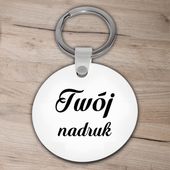 Brelok okrągły z MDF-u z Twoim zdjęciem