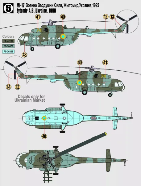 Mil Mi-17 Hip, F-01, 1:72 zdjęcie 7