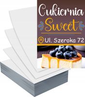 Ulotki A6 5000szt reklamowe firmowe dużo wzorów CUKIERNIA TWOJA NAZWA