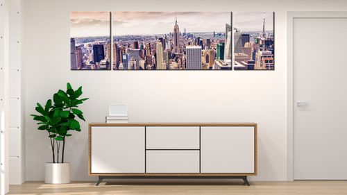 Obraz Drukowany 170X50 Drapacze Chmur W Ny na Arena.pl