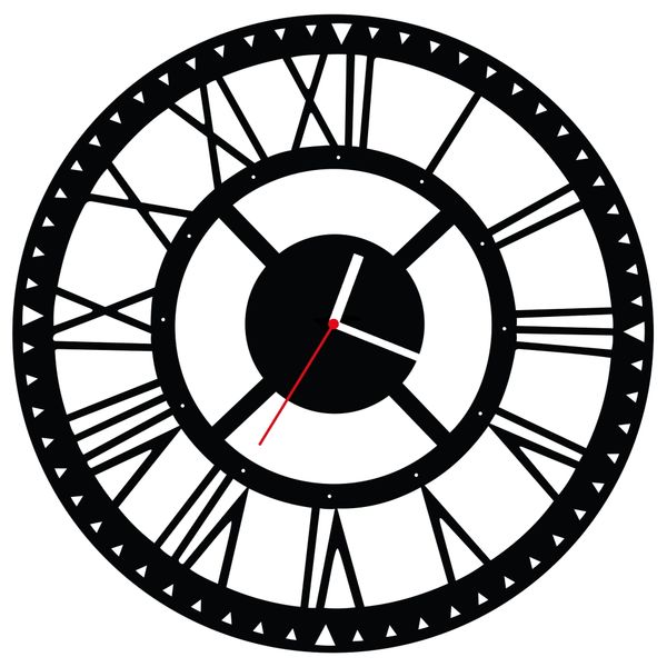 ZEGAR ŚCIENNY RETRO 58cm XXL 119.11 zdjęcie 2
