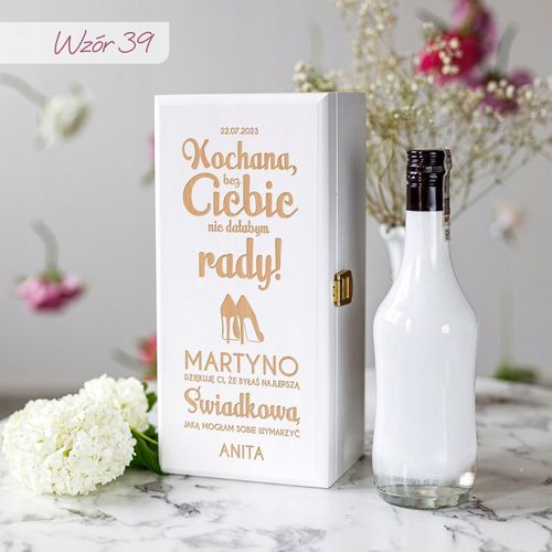 PODZIĘKOWANIE DLA ŚWIADKOWEJ SKRZYNKA NA ALKOHOL PREZENT DLA ŚWIADKOWEJ na Arena.pl