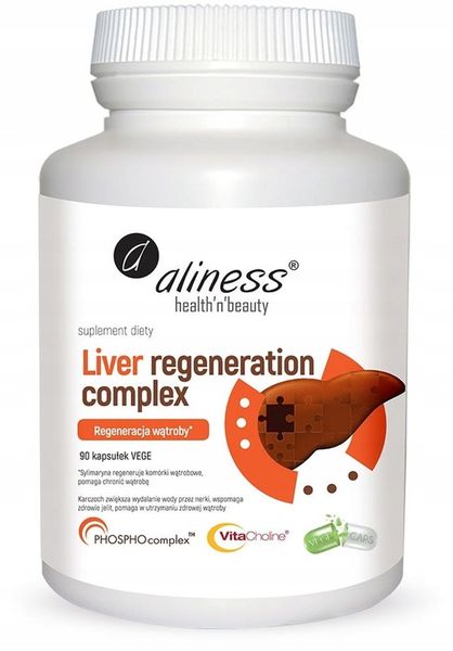 Aliness Liver Regeneration WSPIERA WĄTROBĘ VEGE 90 zdjęcie 1
