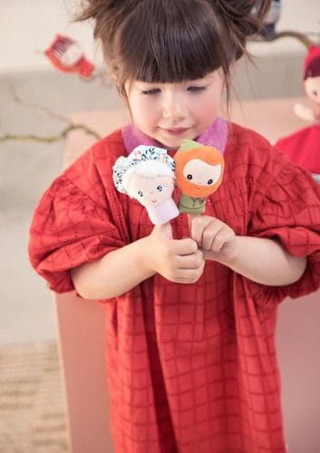 LILLIPUTIENS Zestaw mini pacynek na palce Czerwony Kapturek 12 m+ na Arena.pl