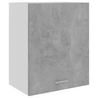 Szafka wisząca, szarość betonu, 50x31x60 cm, płyta wiórowa