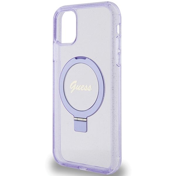 Etui Guess do iPhone 11, iPhone XR, Fioletowy, MagSafe zdjęcie 6