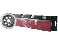 Zestaw kółek do rolek PU 80x24 82a NILS EXTREME przezroczyste