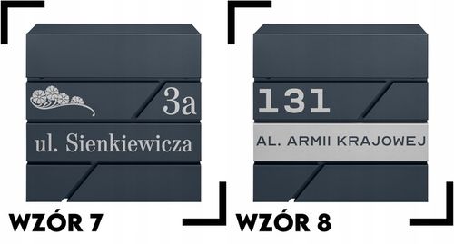 SKRZYNKA POCZTOWA NA LISTY POCZTĘ ANTRACYT NOWOCZESNA +WZÓR NAPIS Z ADRESEM na Arena.pl
