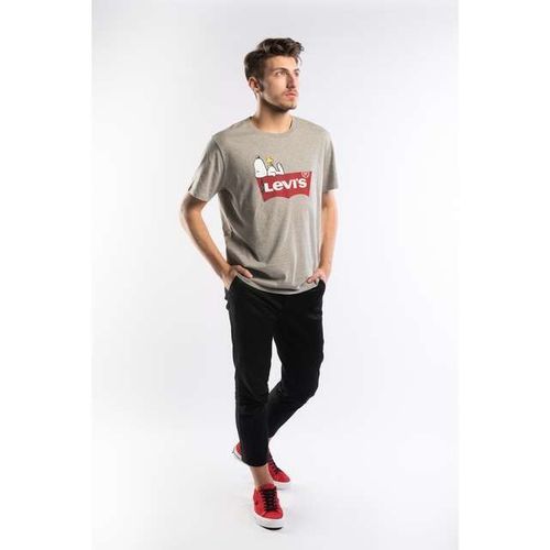 Levi's PEANUTS GRAPHIC TEE 0525 PEANUTS HEATHER GREY M na Arena.pl