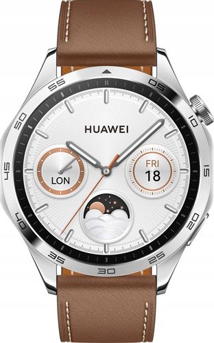 Smartwatch HUAWEI Watch GT 4 Classic 46mm Srebrny na Arena.pl