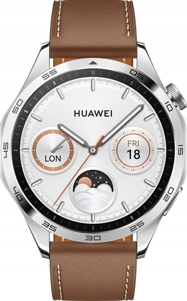 Smartwatch HUAWEI Watch GT 4 Classic 46mm Srebrny zdjęcie 3