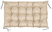 Poduszka ogrodowa 120x80 cm na ławkę palety wodoodporna beżowa