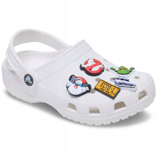 Crocs Przypinki Ozdoby Piny Charms Jibbitz Ghostbusters Five 5pc zdjęcie 2