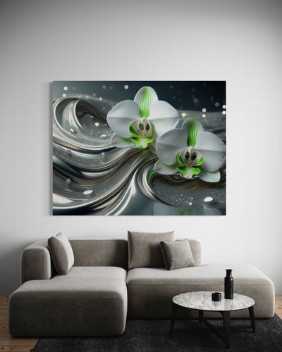 Obraz na płótnie, Kwiat Abstrakcji Orchidei 60x40 na Arena.pl