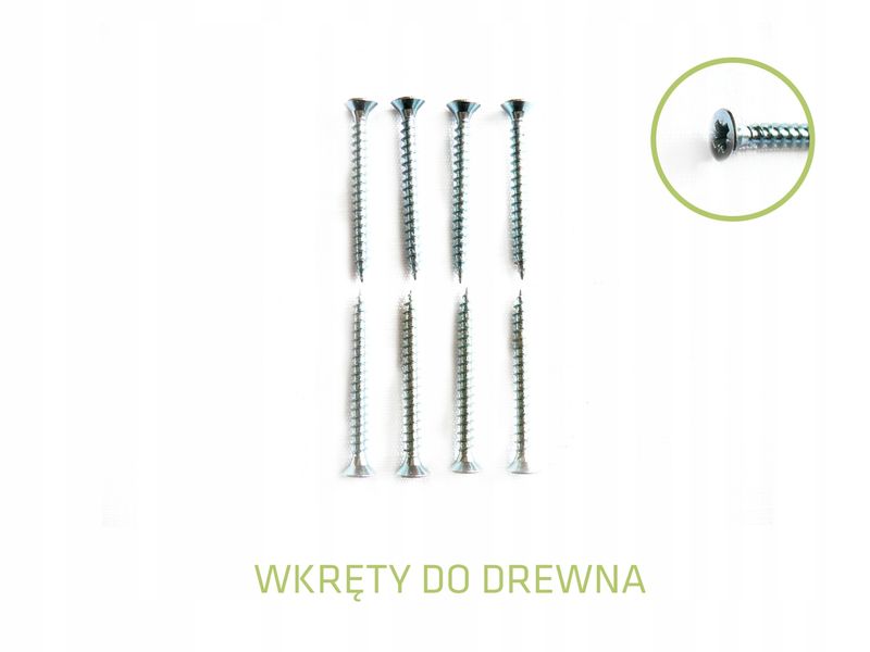 WKRĘTY DO DREWNA DO MONTAŻU ŻAGLI zdjęcie 1