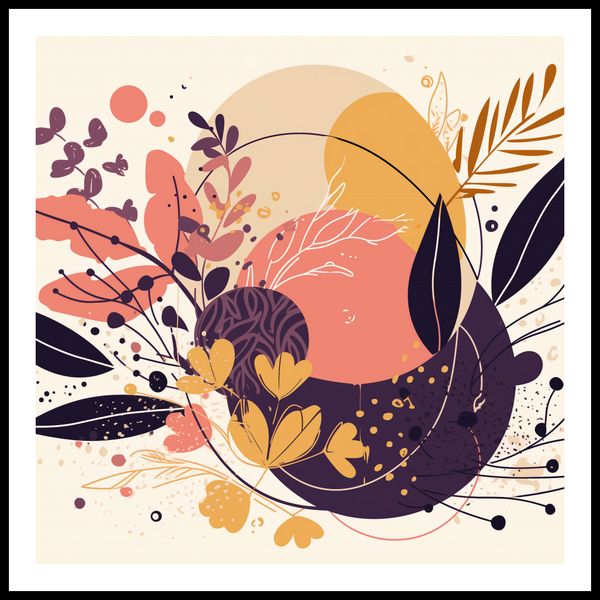 Plakat 90x90cm Wigor Kształtów zdjęcie 3