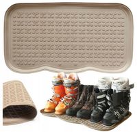 OCIEKACZ NA MOKRE BUTY GUMOWY ZWIJANY ZAPACHOWY WYCIERACZKA 40X70 BEŻOWY